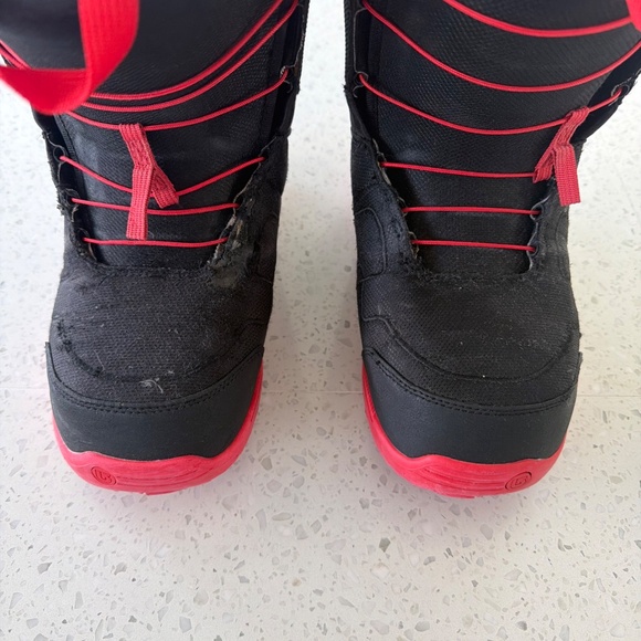 Burton Imprint 3 Ambush Snowboard Boots Size 11.5 US Black/Red